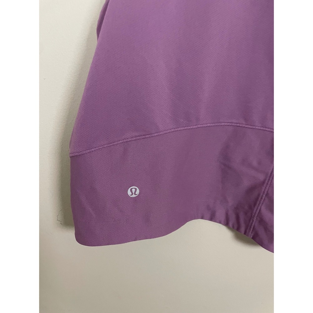 Lululemon Mesh Back Cropped Train Tank Top in Wisteria Purple Athleisure Active - Picture 7 of 8